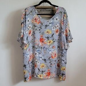 3x penningtons floral shirt